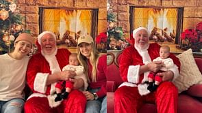 “Sat on his lap for 30 mins”: Emerance Maschmeyer shares how son Beckham was ‘hogging Santa’ during Christmas meet and greet