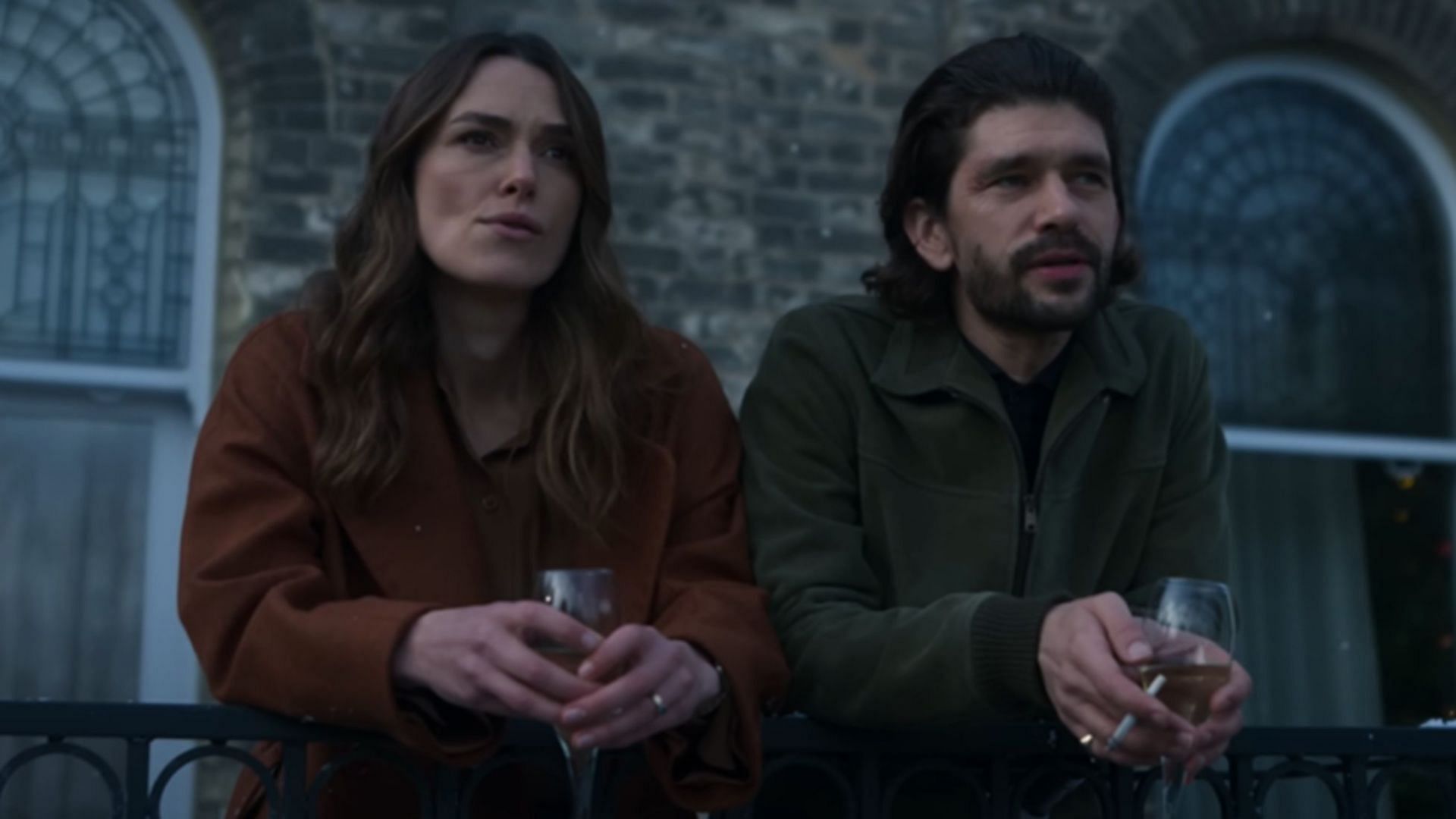 Helen and Sam in Black Doves ( Image via youtube/@Netflix, Inc)