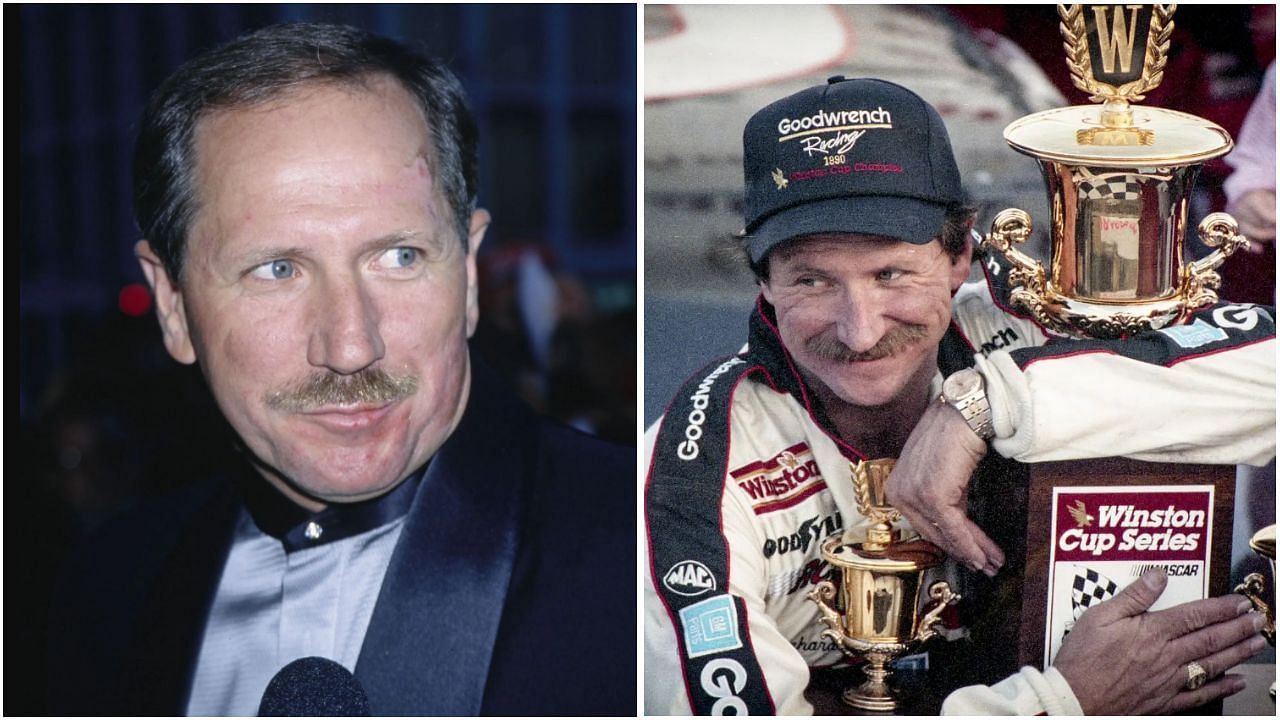 NASCAR legend Dale Earnhardt shares his top 10 reasons for taking 20 years to win Daytona 500. ( Both images via Getty )