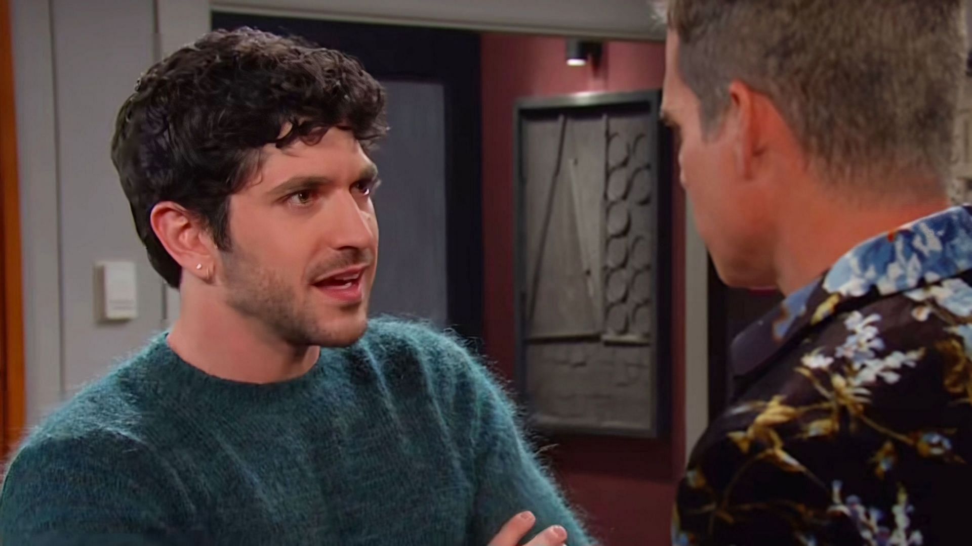 Javi in a still from Days of Our Lives (via @dayspeacock / Instagram)