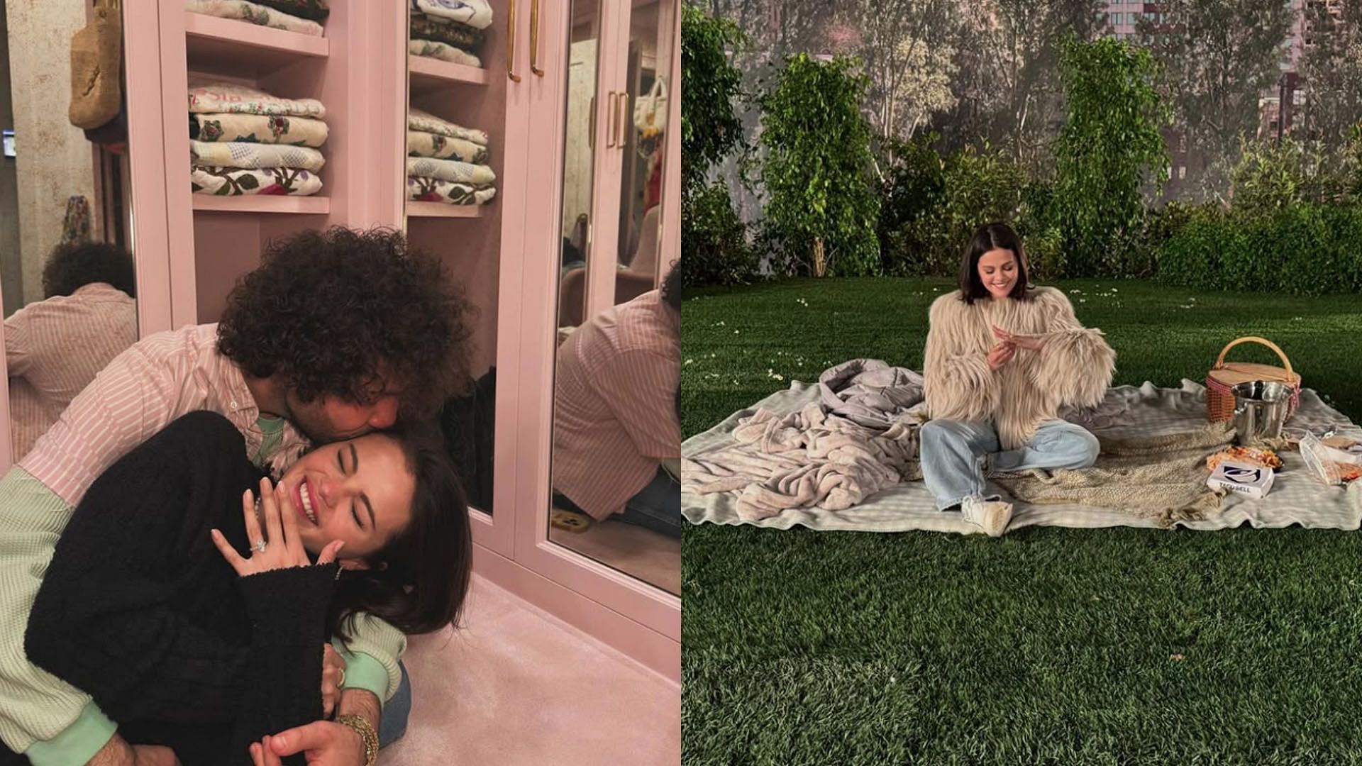 Selena Gomez announces engagement to Benny Blanco (Image via Instagram/ @selenagomez)