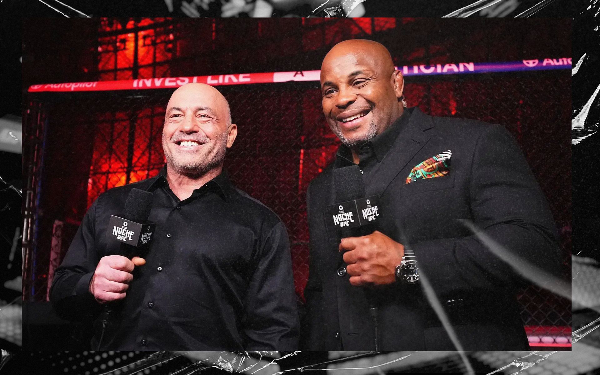 Joe Rogan (left) discussed Daniel Cormier