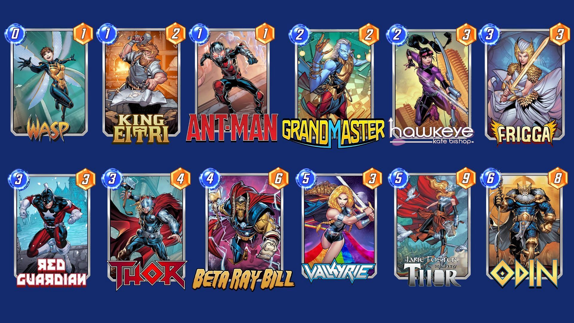 The Asgardian&#039;s Assemble Deck is a powerful Marvel Snap King Eitri deck (Image via Nuverse)