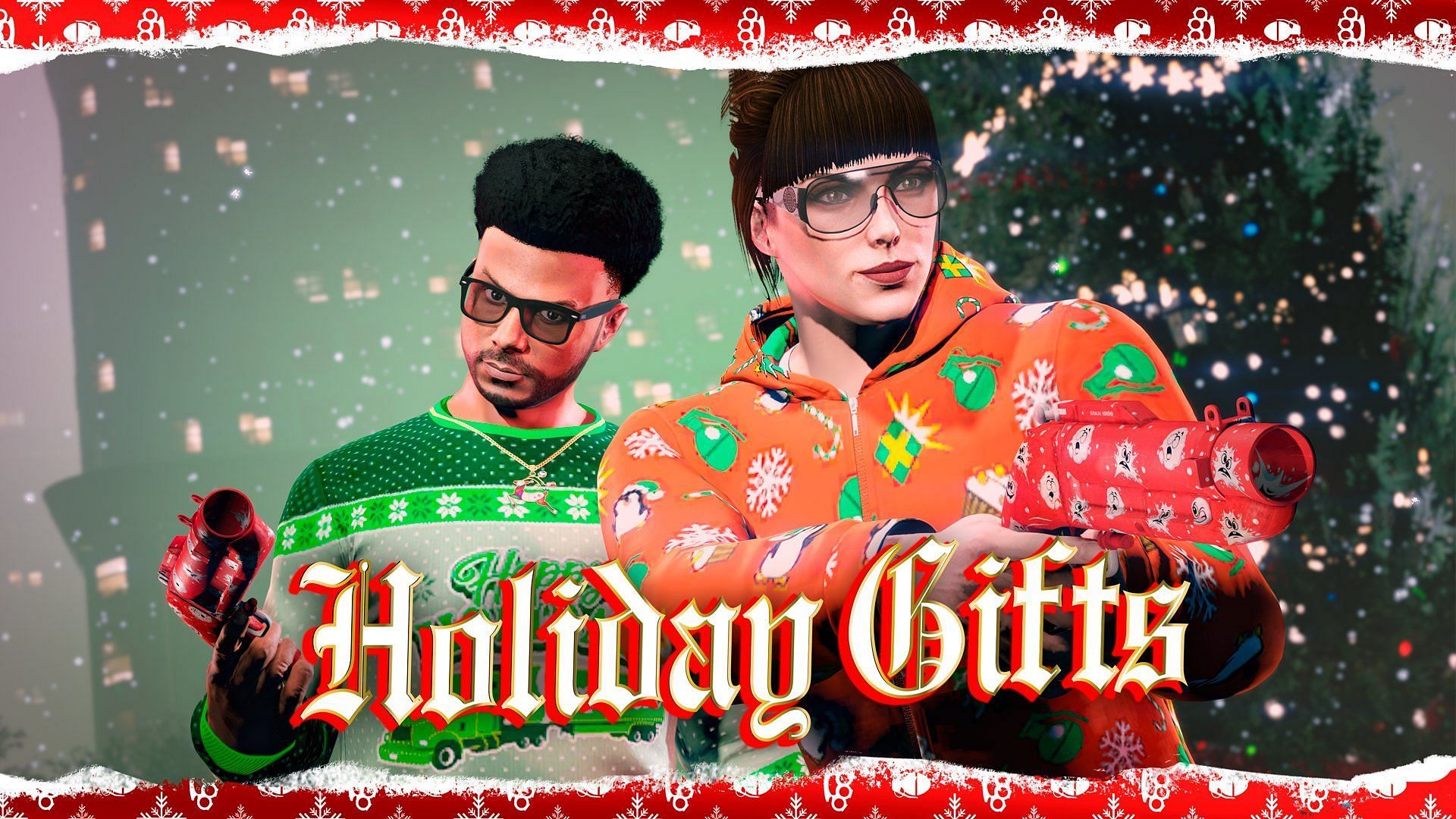 Holiday-themed events are currently live in GTA Online (Image via Rockstar Games)