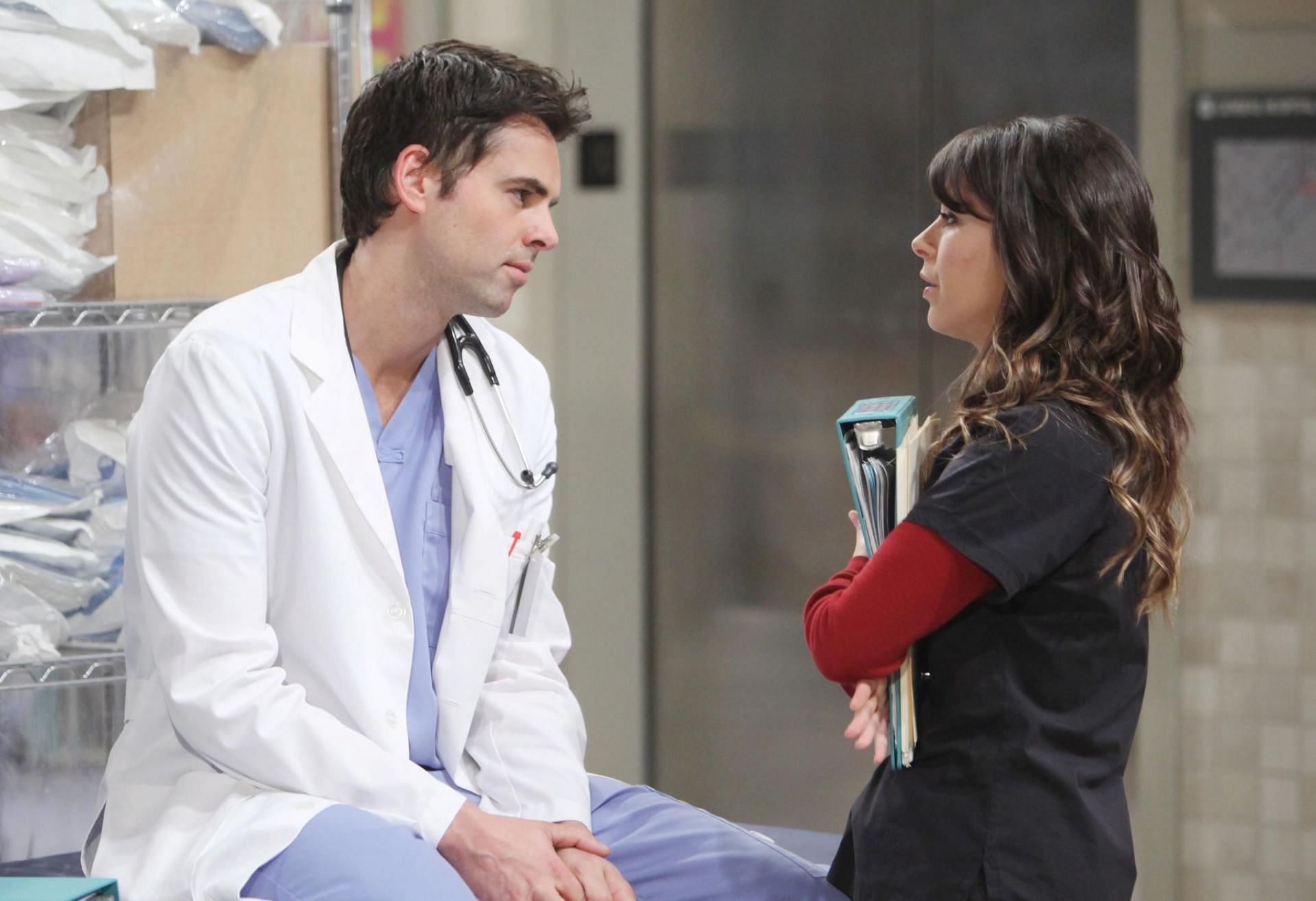 Patrick Drake and Robin Scorpio on General Hospital (Image via Facebook/General Hospital)