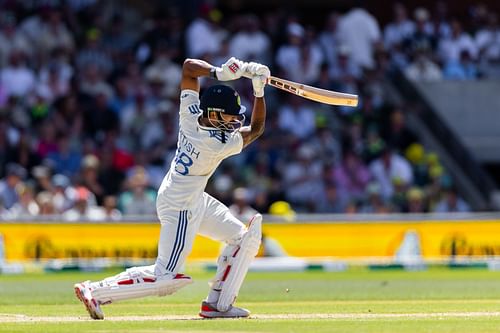Nitish Kumar Reddy was promoted from No. 8 to No. 7 in the second Test against Australia. [P/C: Getty]