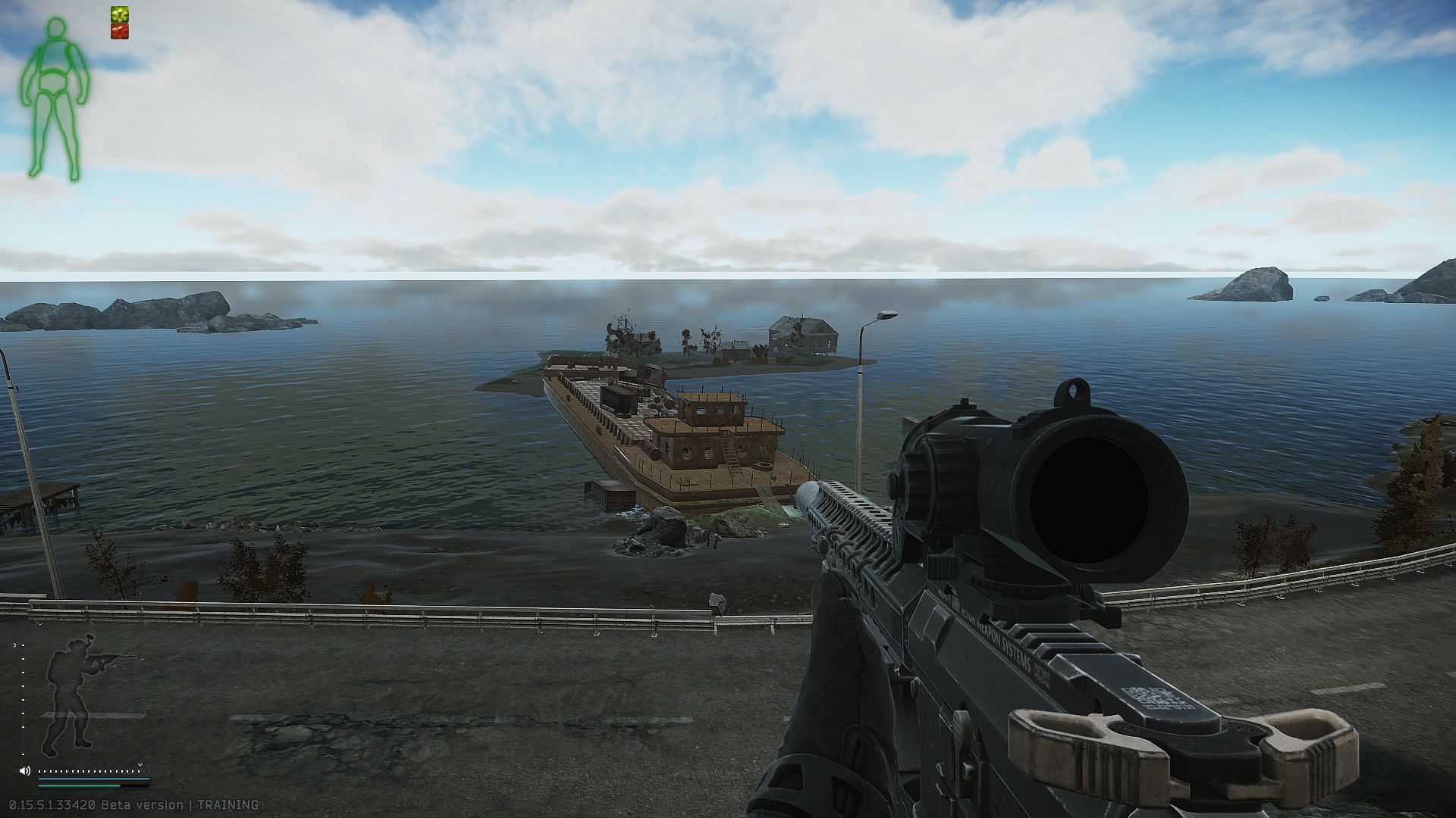 Scav island on Shoreline (Image via Battlestate Games)