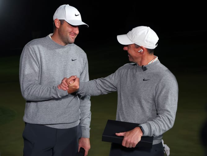 Scottie Scheffler beats Rory McIlroy as the "most bet golfer" with $166.1 million in 2024