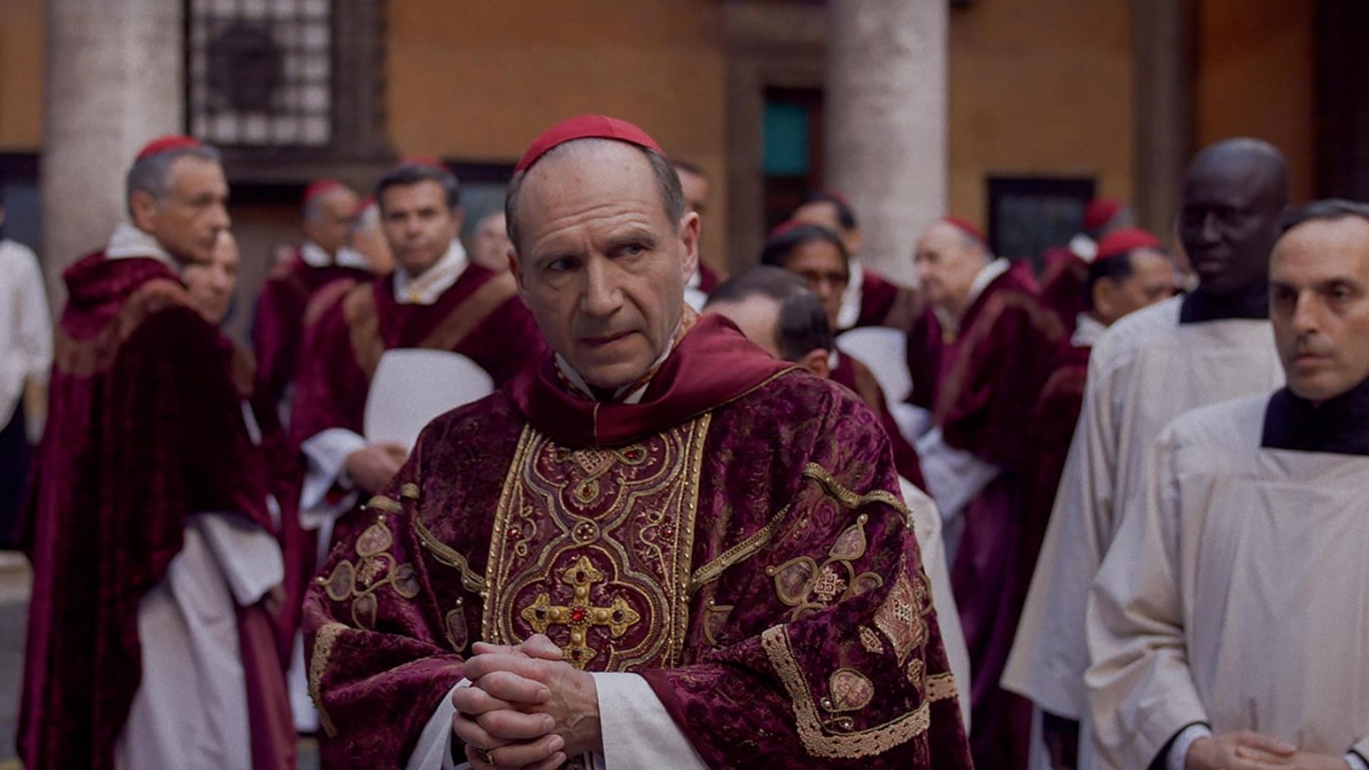 Conclave ending explained: Who is chosen as the new Pope? (Image via Focus Features)