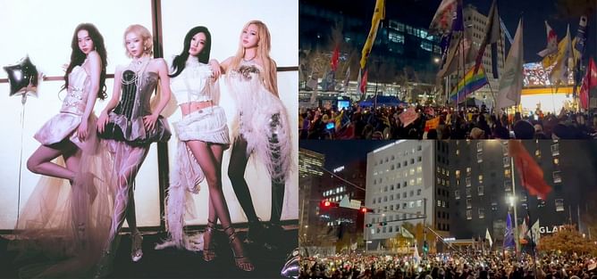"THIS is how you do a protest" — Internet reacts to South Koreans playing aespa's 'Whiplash' demanding President Yoon Suk-yeol’s impeachment