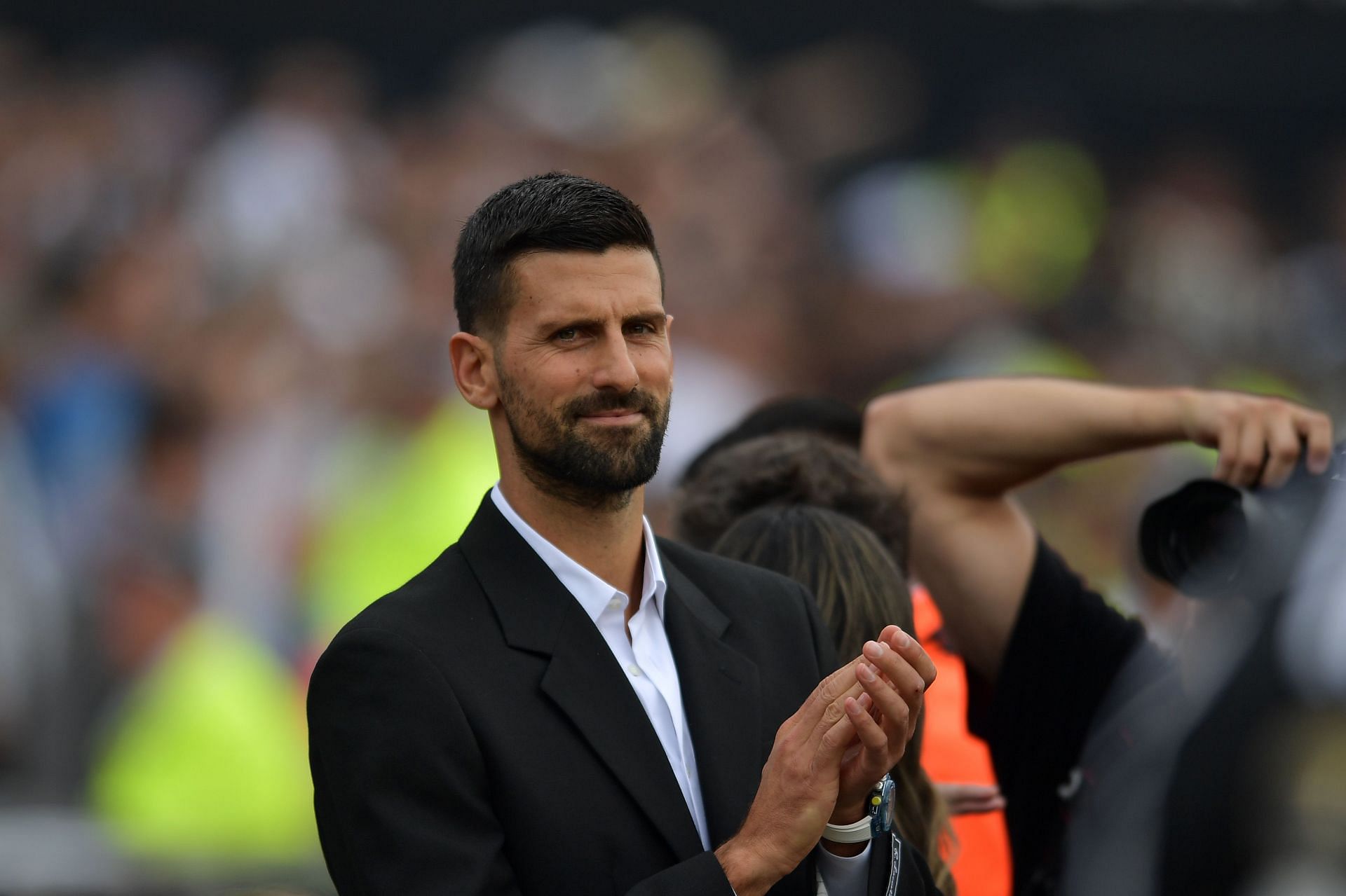 Djokovic at the Copa Libertadores final (Image Source: Getty)