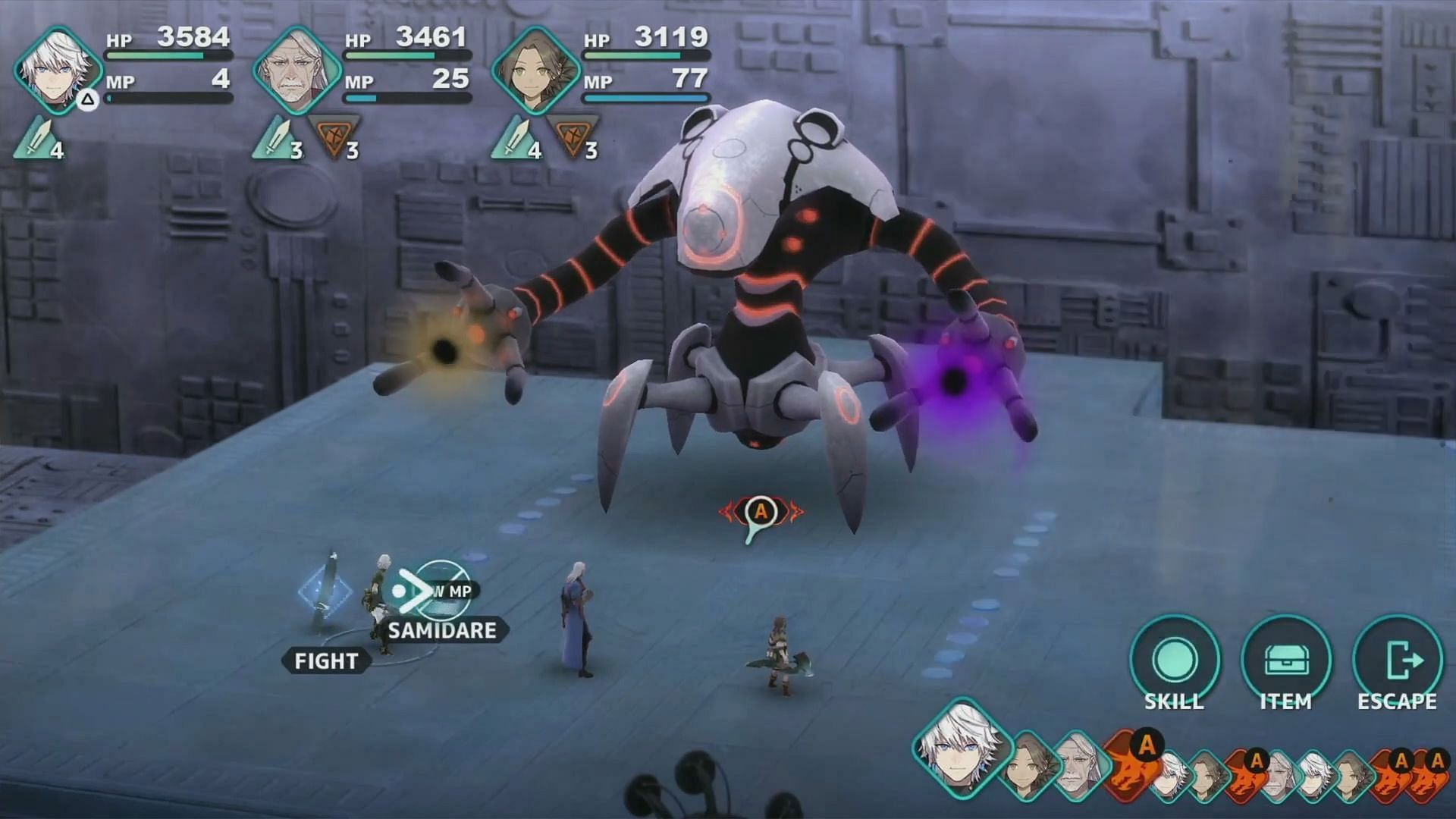 Once the boss is at a low enough health, it&#039;ll transition into its second phase (Image via Mistwalker/Square Enix || YouTube/@donpockegames4992)