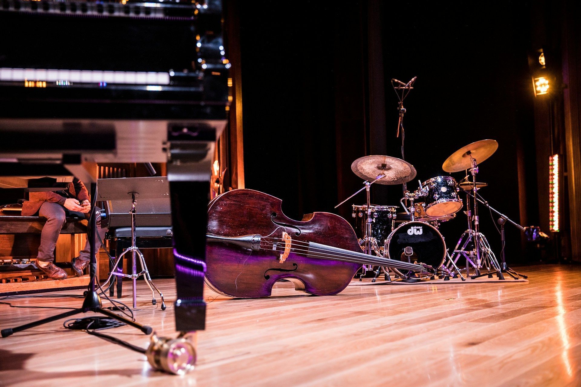 A representative image of a band setup. (Image via Unsplash)