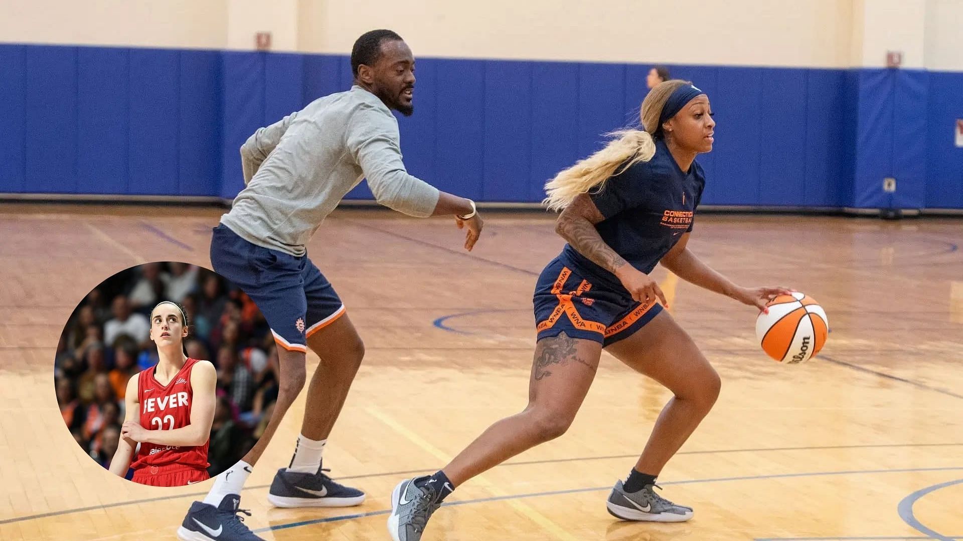 Connecticut Sun players bid farewell to coach Keith Porter as he departs to join Caitlin Clark and the Indiana Fever (Photo credits: GETTY)