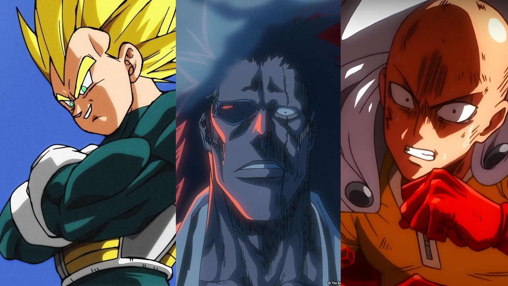 Characters who mirror Kenpachi (Image via Toei Animation, Studio Pierrot, and Madhouse Studio)