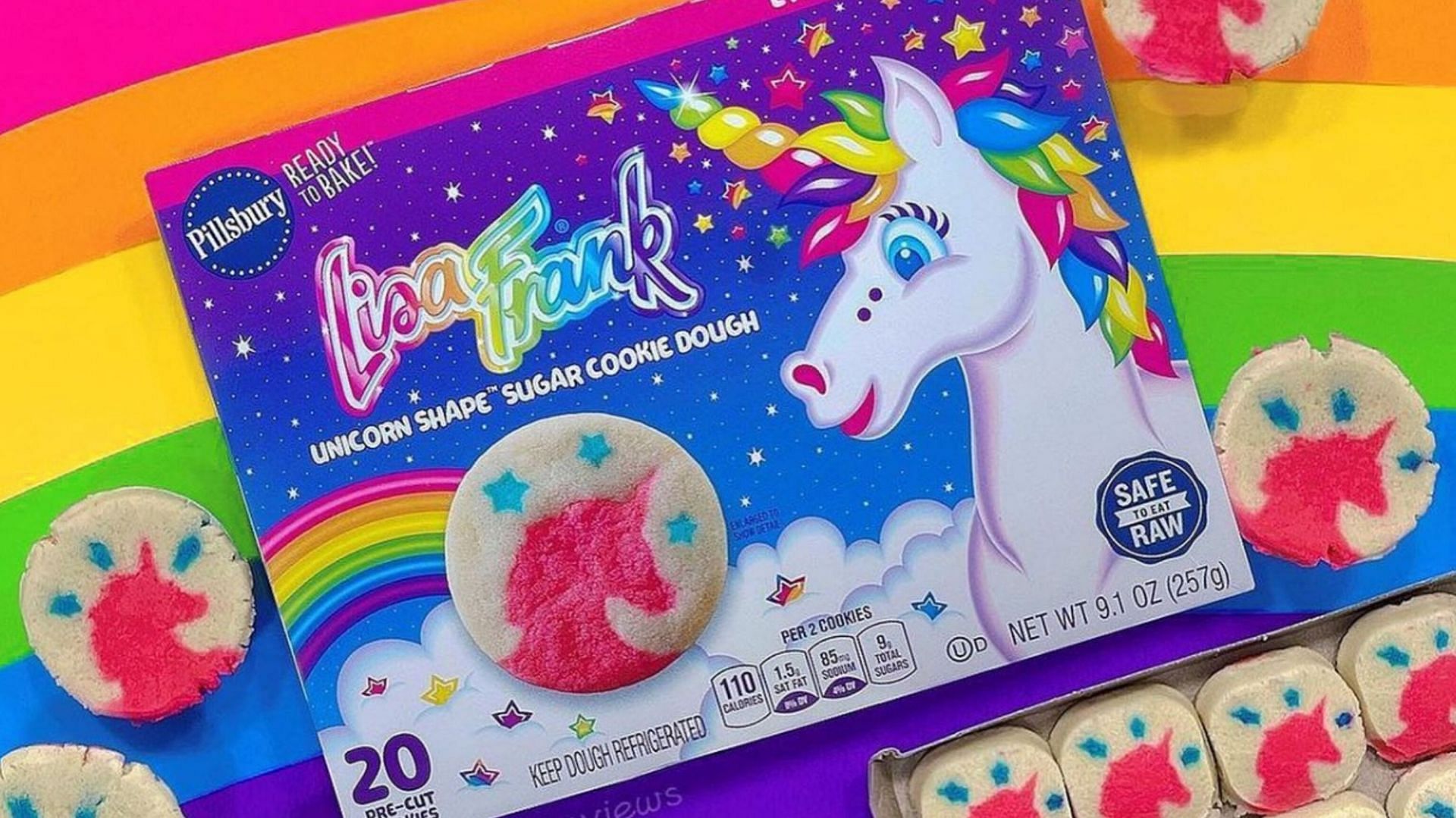 Lisa Frank cookies (image via Instagram/ @lisafrank)