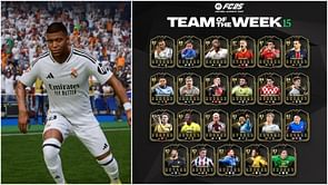EA FC 25 TOTW 15 released, Kylian Mbappe headlines the roster