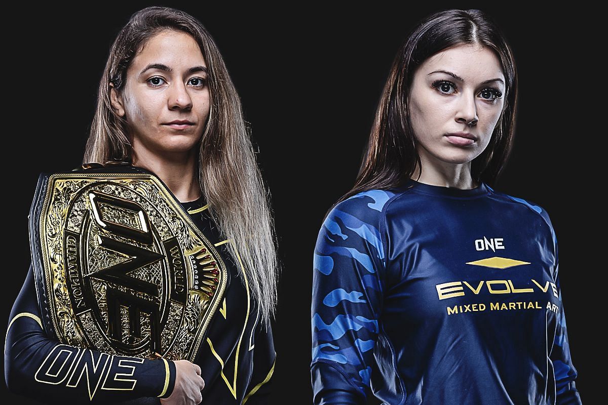 Mayssa Bastos (left) and Danielle Kelly (right). [Photos from ONE Championship]