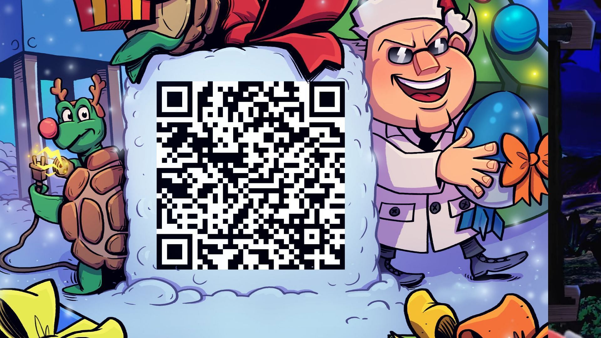 You can also get the freebies by scanning the QR code in the image. (Image via Supercell)