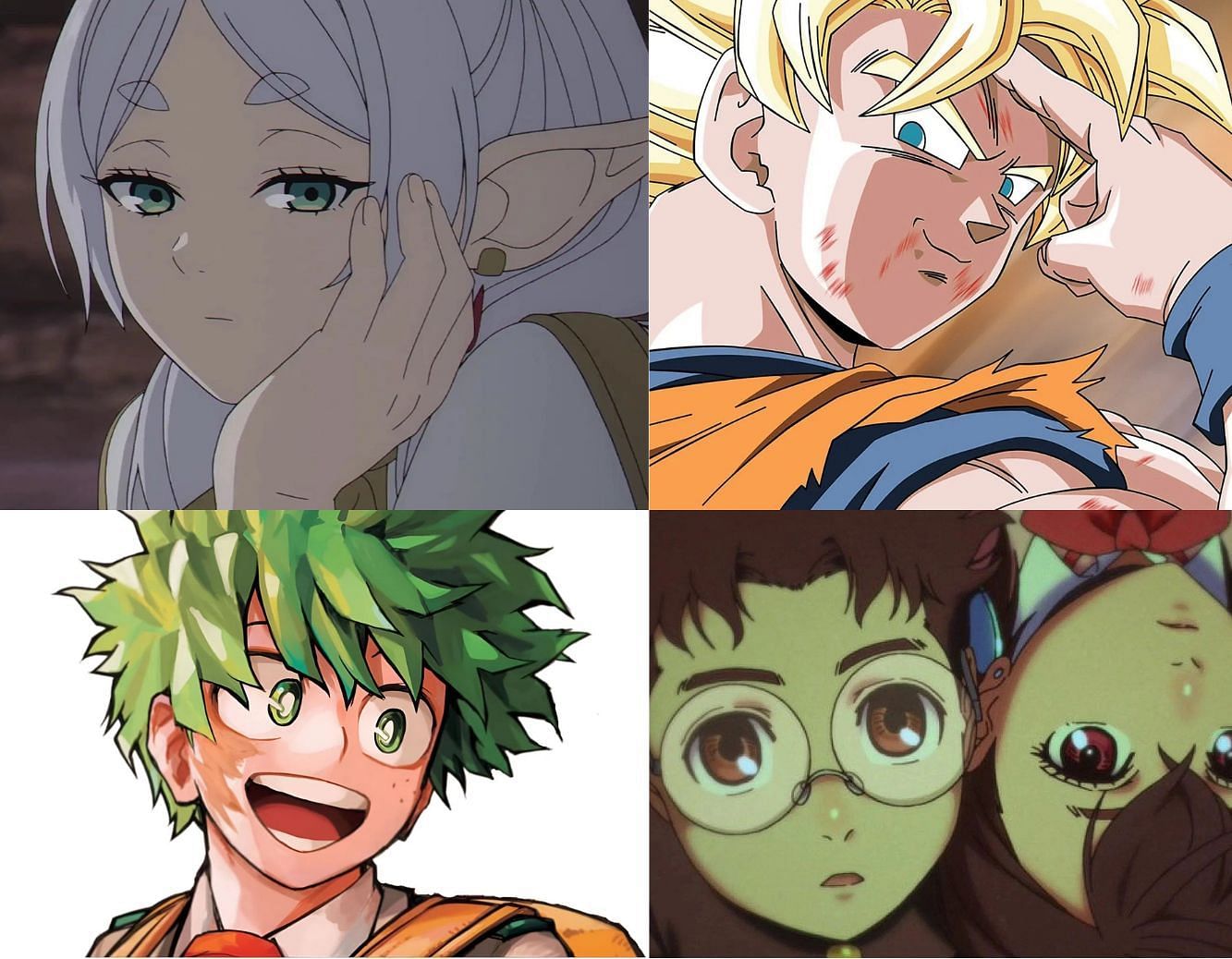 Anime characters who went viral and why (Image via Madhouse, Toei Animation, Shueisha, and Science SARU).