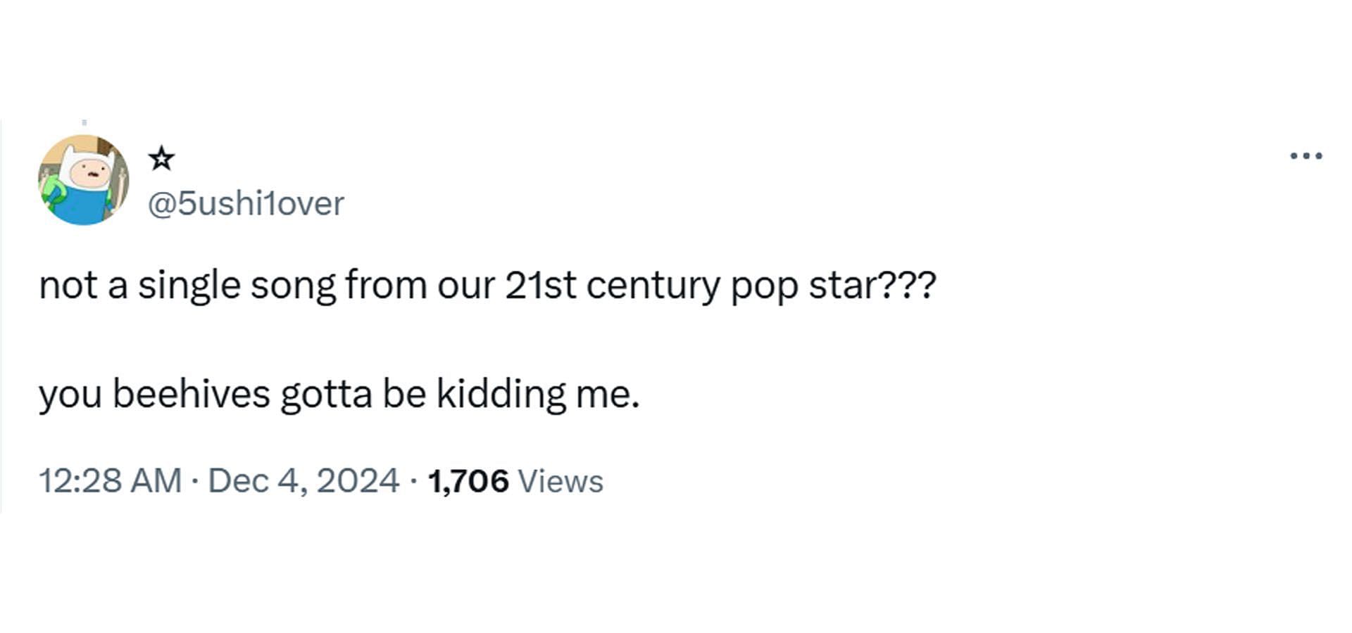 A comment reacting to the news (Image via X/ @PopCrave)