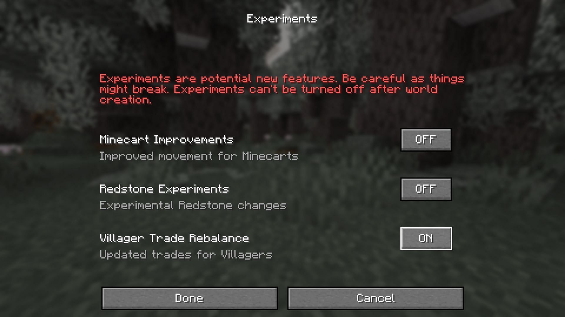 Experimental villager trading rebalancing (Image via Mojang)