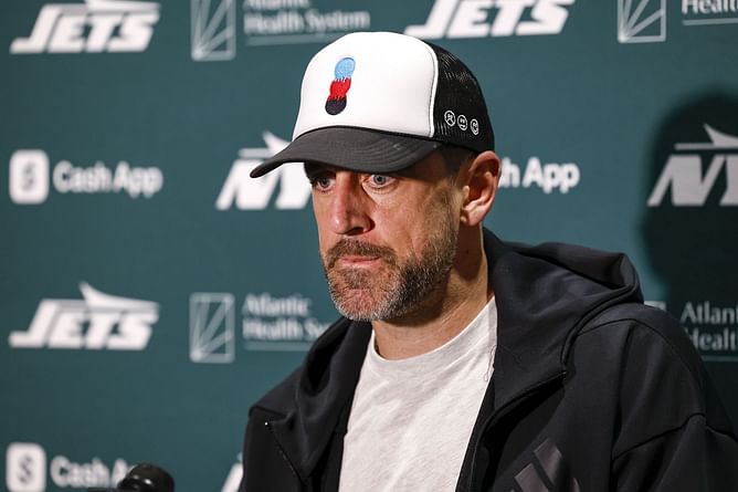 "Don't think I pushed him very hard" - Aaron Rodgers gets blunt on his unnecessary roughness penalty in brutal Jets loss