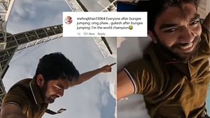 [Watch] "I am the World Champion" - D Gukesh shouts while Bungee Jumping after World Chess Championship 2024 victory