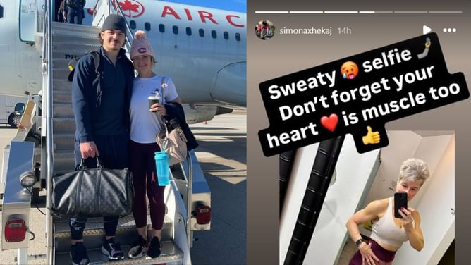 Arber Xhekaj's mom Simona flexes toned physique with "sweaty selfie" after raising concerns over obesity