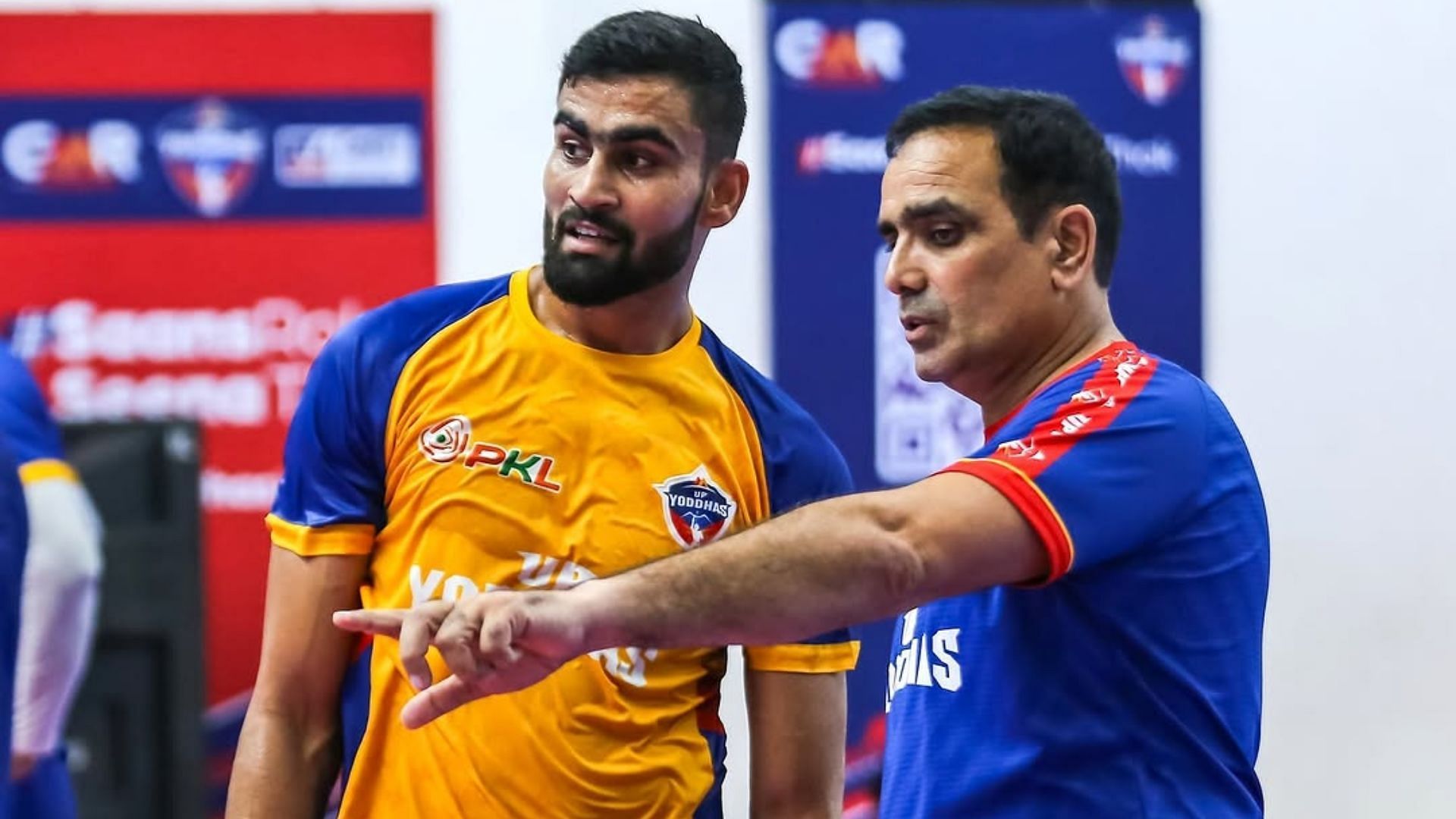 &ldquo;Too much rest can be costly&rdquo; - Jasvir Singh not keen on resting players for UP Yoddhas&rsquo; last Pro Kabaddi 2024 league match (Image via UP Yoddhas)