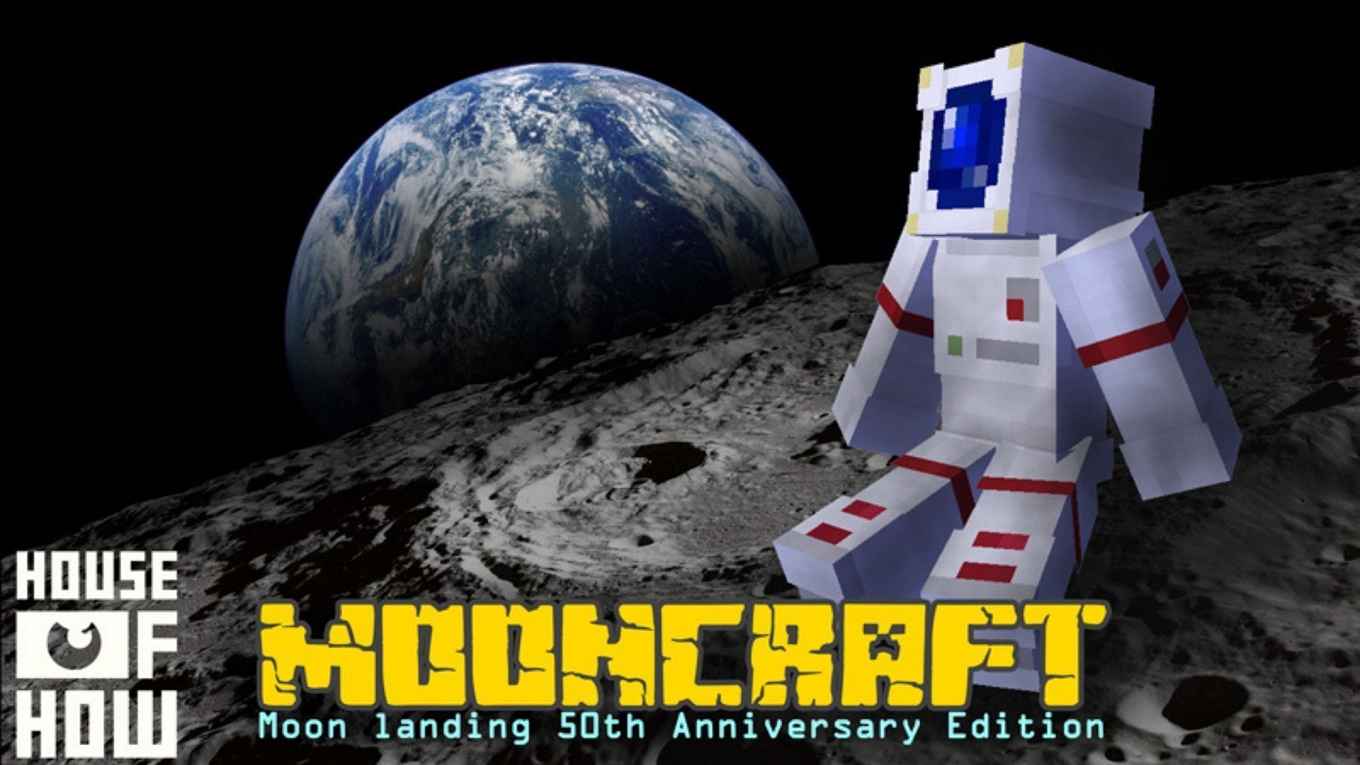 The detailed world and additional features make Mooncraft one of the best items on the Minecraft Marketplace New Year&#039;s Sale 2024 (Image via Mojang Studios/House of How)