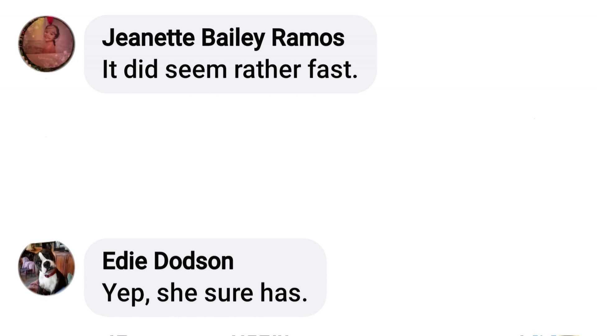 Fans wondering if Josslyn moved on too fast from Dex&#039;s death (via Charlotte Ingram Tugwell/Facebook)