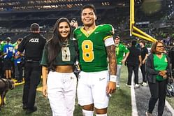 Dillon Gabriel's fiancée drops a heartwarming message as Oregon QB gets named Big Ten Offensive Player & QB of the Year