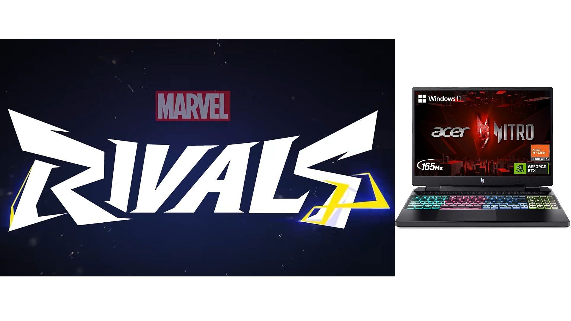 Marvel Rivals and Acer Nitro 16 Gaming Laptop with RTX 4050