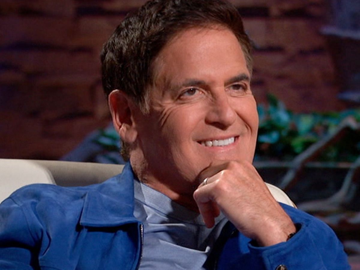 Mark Cuban in Shark Tank (Image source via Instagram @sharktankabc)