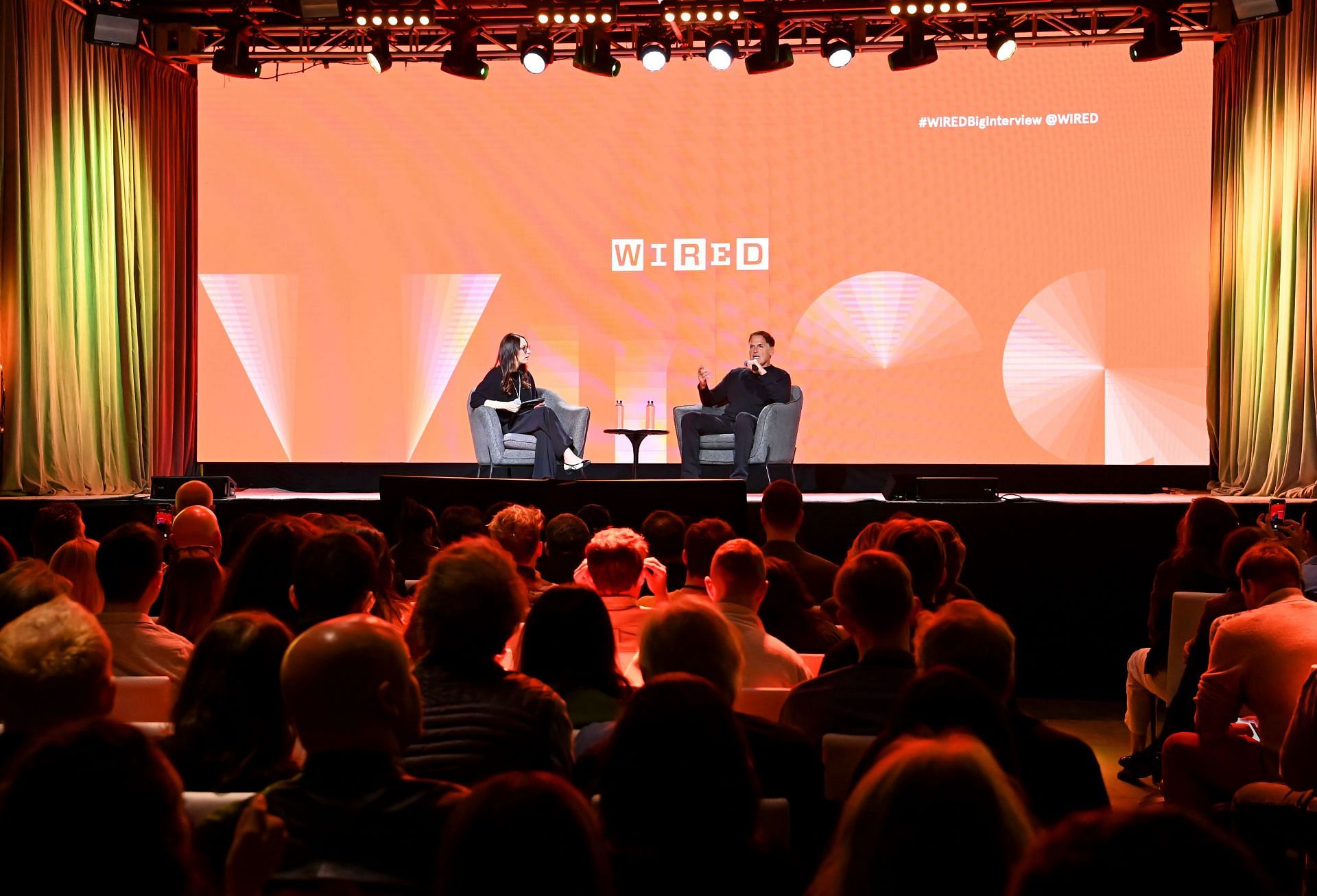 Mark Cuban speaks onstage during WIRED&#039;s The Big Interview 2024 (Image via Getty)