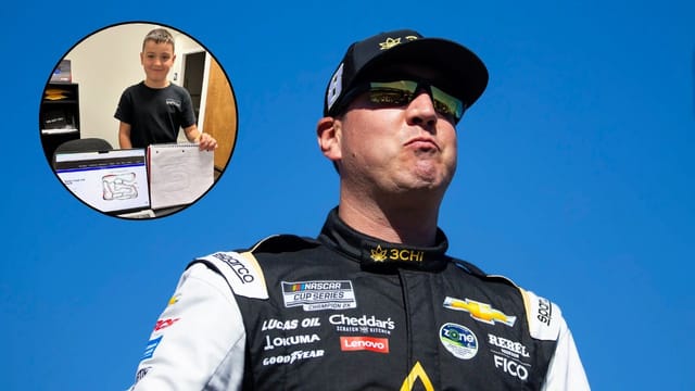 Kyle Busch's son Brexton claims he knows his Kart debut track 'pretty well'  as he drew a remarkable layout 'without looking'