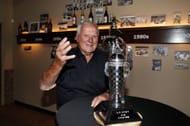 A.J. Foyt Receives Baby Borg Trophy to commemorate his four Indy 500 wins - Source: Getty