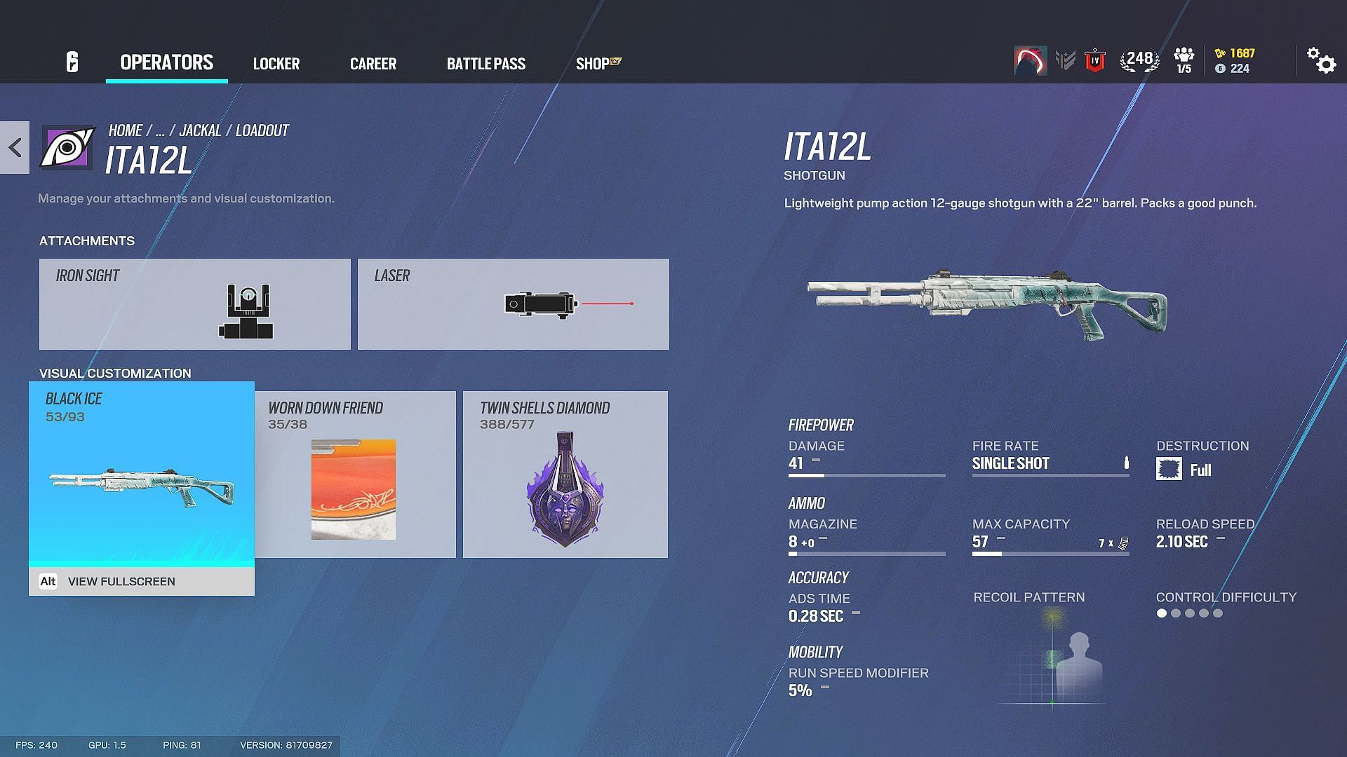 ITA12L is an underwhelming choice for a primary weapon (Image via Ubisoft)