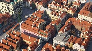 Minecraft player spends two months recreating Poznan city on 1:1 scale