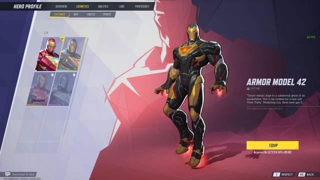 All Marvel Rivals Iron Man skins: Tier list and Prices