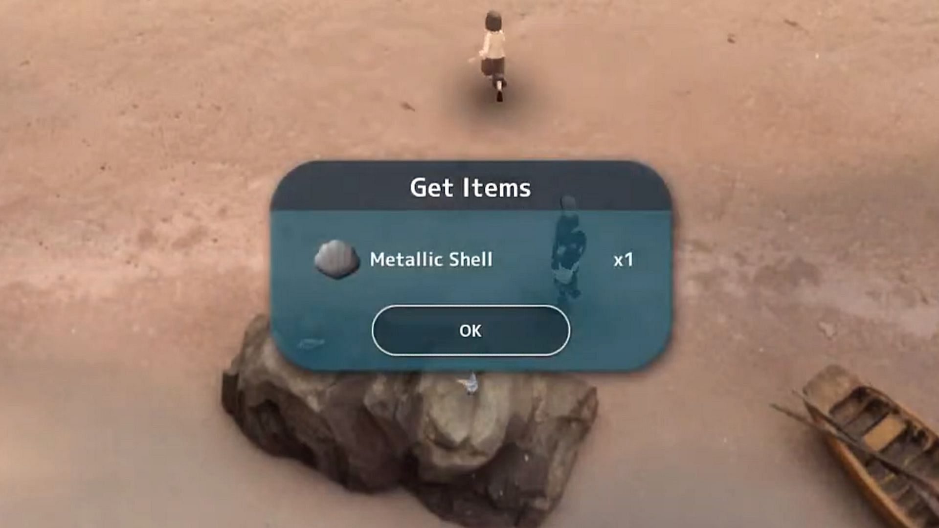 Receiving the Metallic Shell (Image via Square Enix)