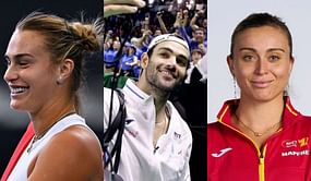 In Pictures: Aryna Sabalenka, Matteo Berrettini, Paula Badosa & others enjoy adorable Koala plushie gift at Brisbane International