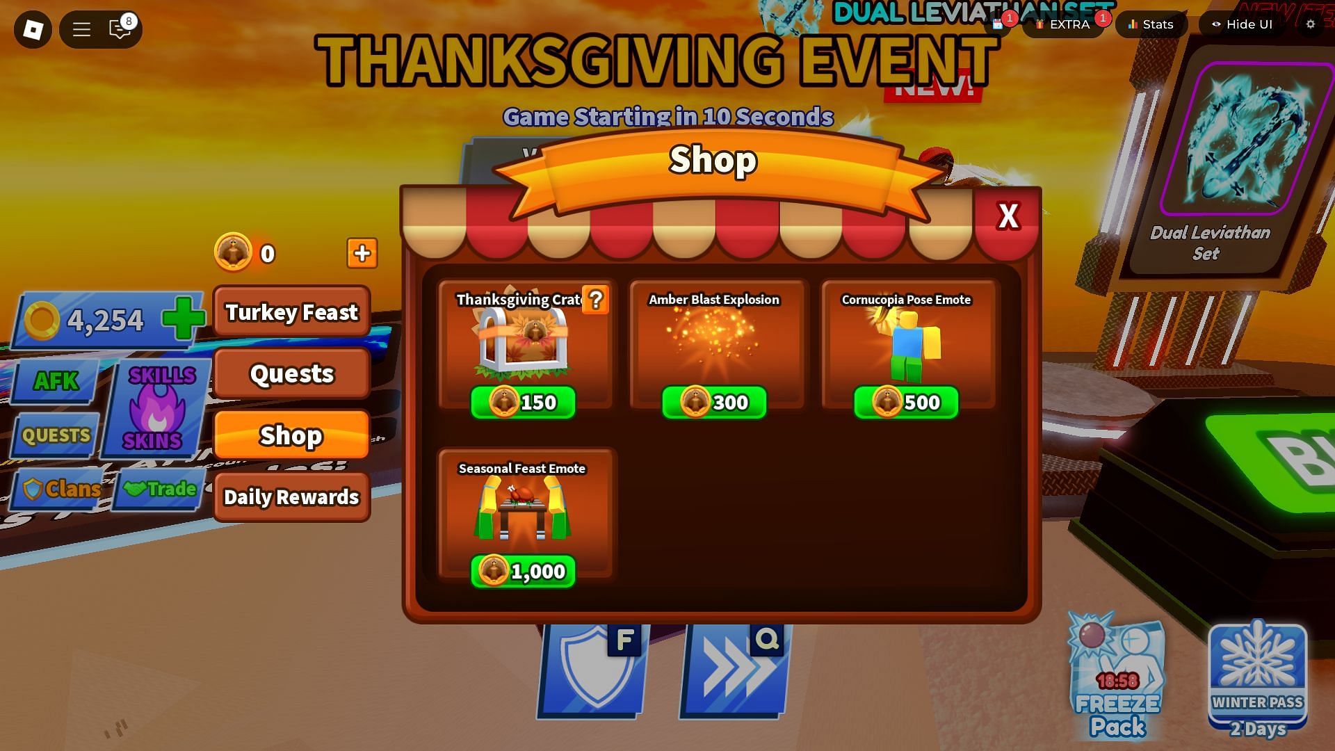 The Event Shop (Image via Roblox)