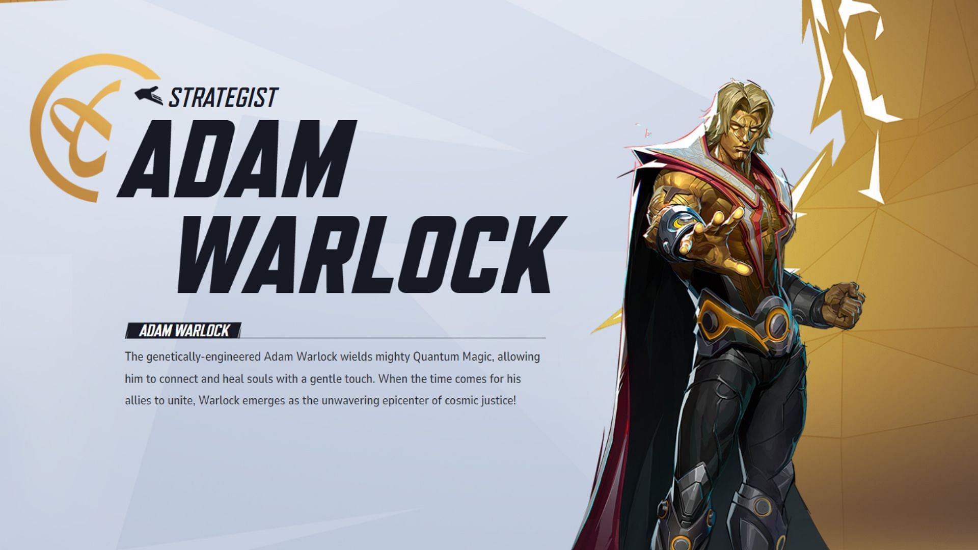 Adam Warlock is an excellent teammate for Star-Lord in Marvel Rivals (Image via NetEase Games)