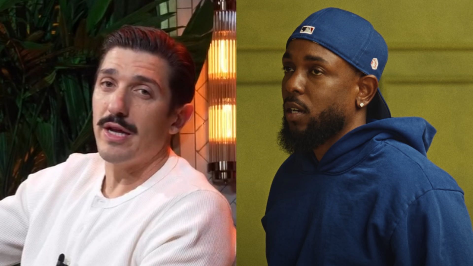 Andrew Schulz compares Kendrick Lamar to Taylor Swift amid beef (Image via andrewschulz/Instagram and Kendrick Lamar/YouTube)