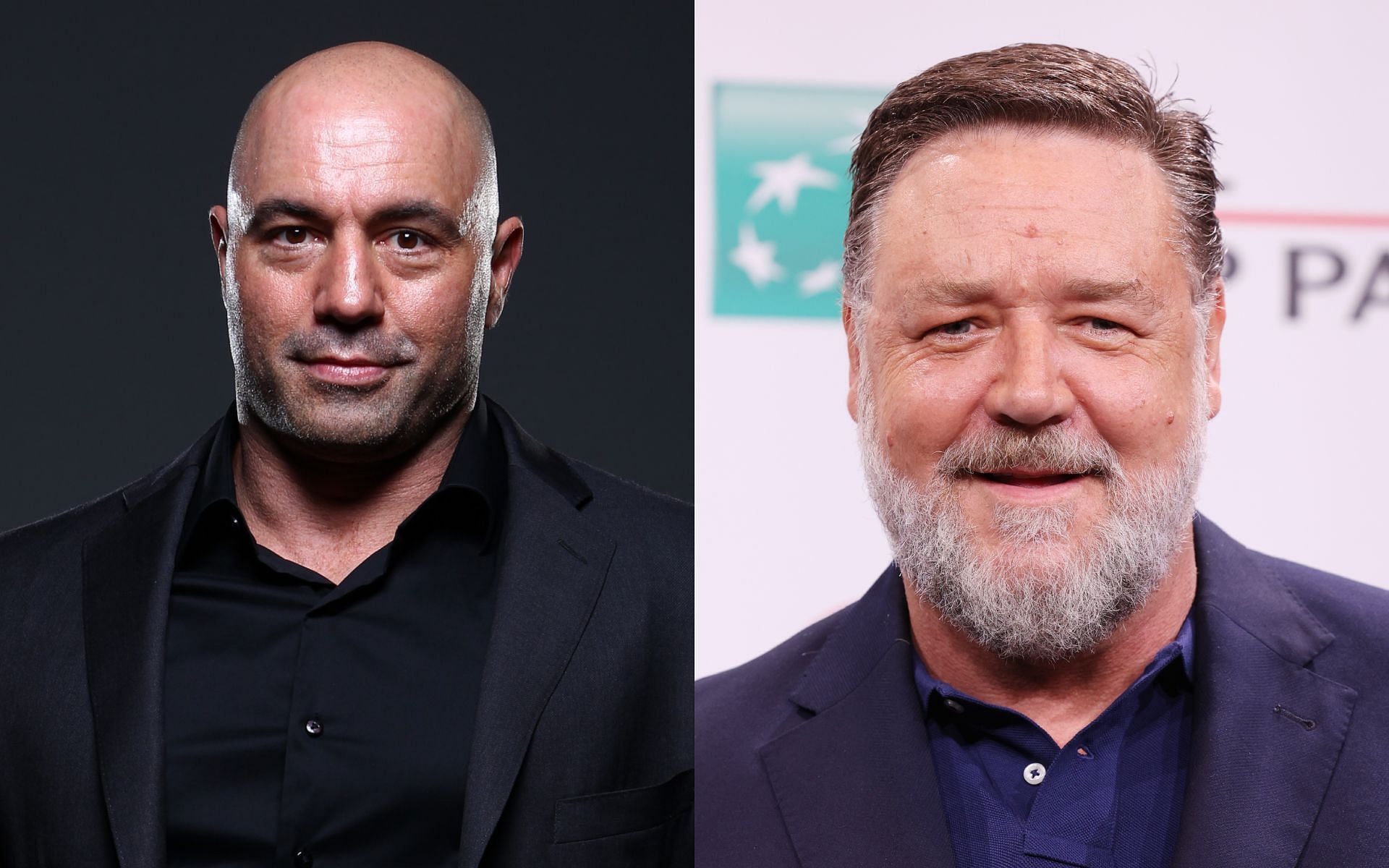 Russell Crowe (right) reveals BTS details of Joe Rogan