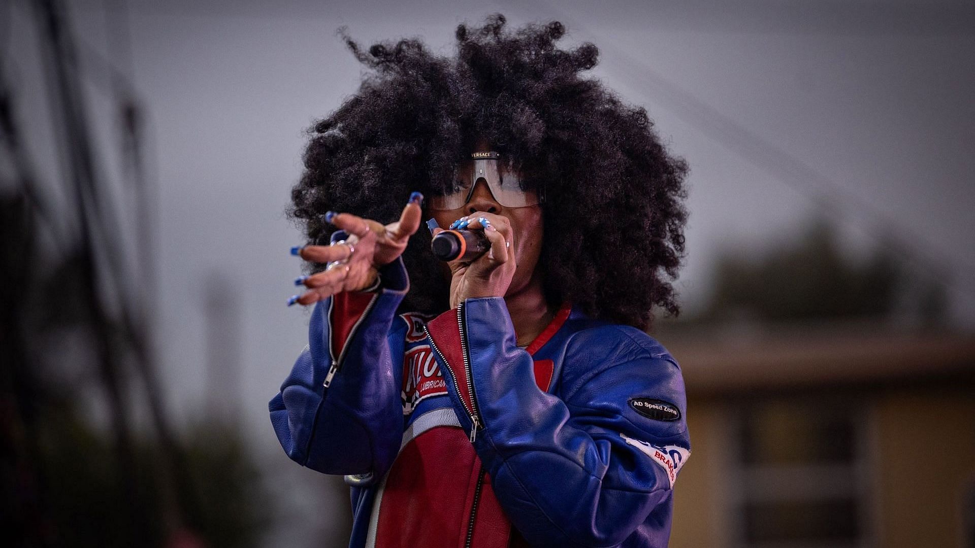 SZA performs at Top Dawg Entertainment