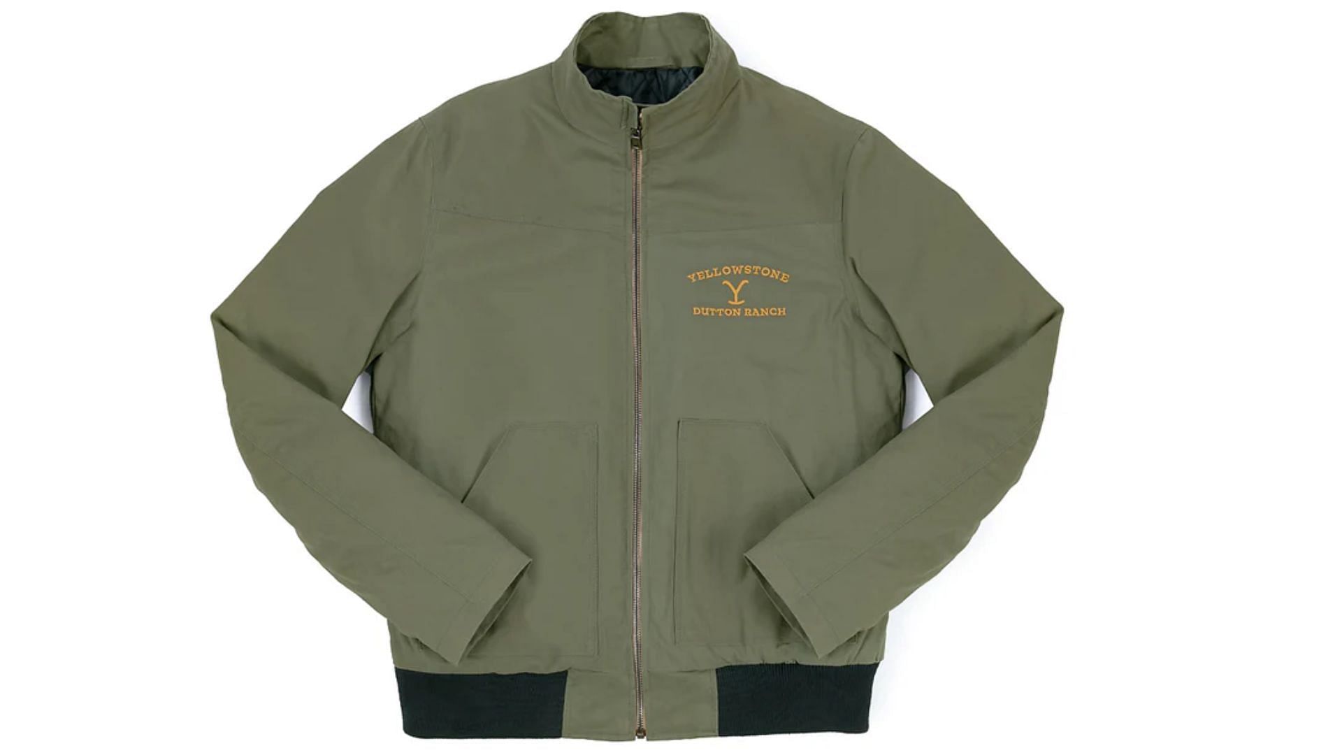 Dutton Ranch Olive Jacket (Image via yellowstonetvshop.com)