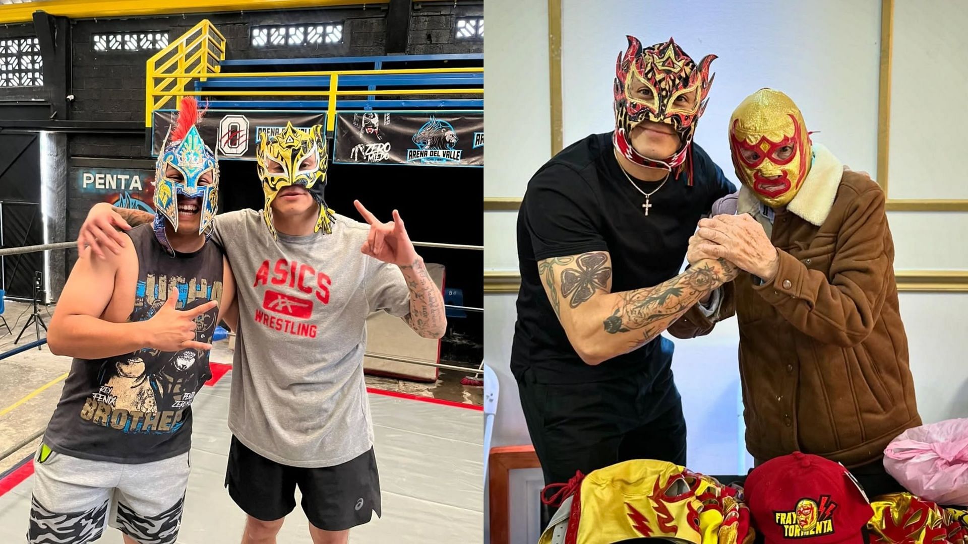 Rey Fenix is a former champion in AEW (Images via Rey Fenix Instagram)